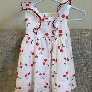 Mayoral Baby girls cherry dress 12 months